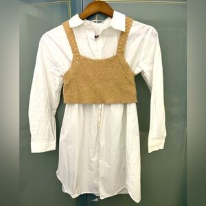 nwot Zara White Garment